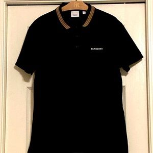 ‼️‼️Christmas Sale‼️‼️ Blue Burberry polo size Large